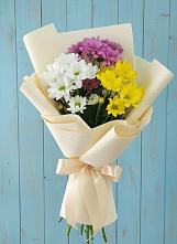 Букет цветов из:  Хризантемы #REPLACE_PRED# Новомихайловском