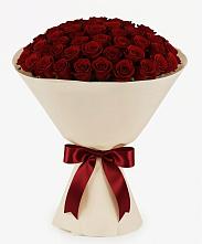 Букет 101 Бордовая роза Блэк Бакарра в Новомихайловском