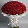 Букет 101 Красная роза Блэк Мэджик в Новомихайловском