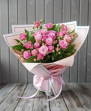 Букет Розовый кустик #REPLACE_PRED# Новомихайловском