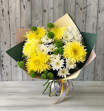 Букет цветов из:  Хризантемы #REPLACE_PRED# Новомихайловском