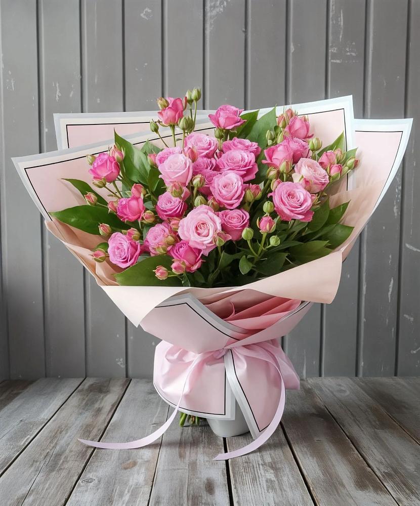 Букет Розовый кустик в Новомихайловском