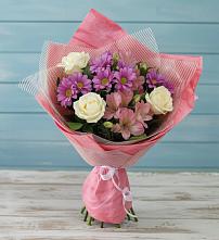 Букет цветов из:  Герберы в Новомихайловском