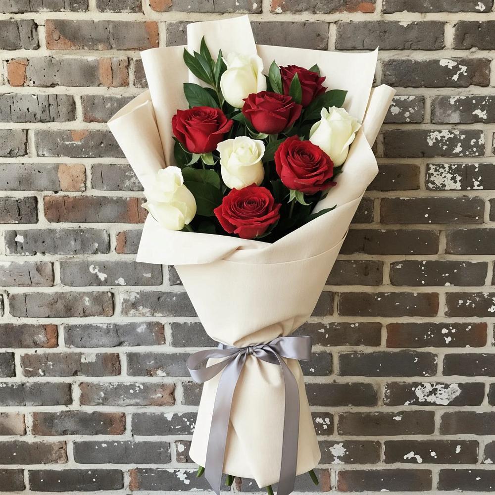 Букет цветов из: Розы в Новомихайловском