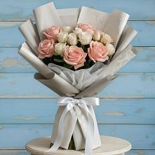 Букет цветов из:  Розы в Новомихайловском