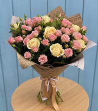 Букет цветов из:  Розы в Новомихайловском