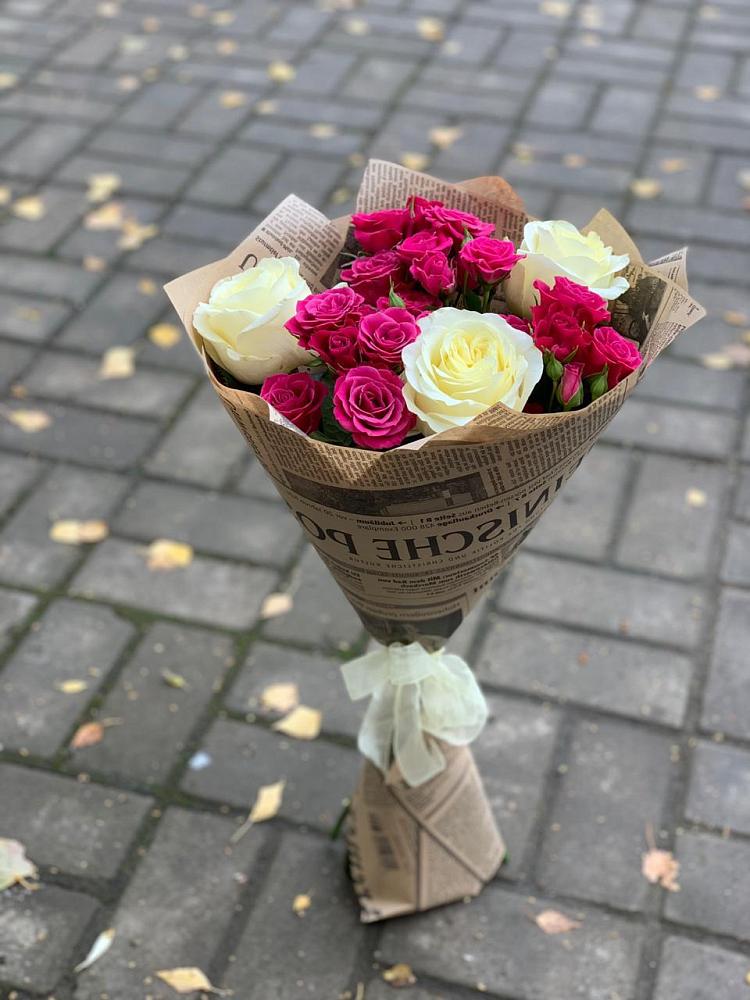 Букет цветов из: Розы в Новомихайловском