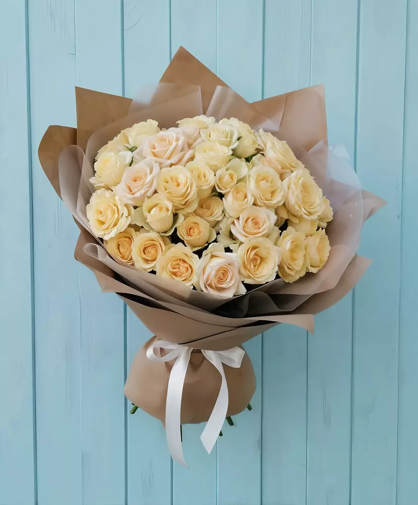 Букет Кремовое облако в Новомихайловском