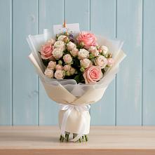 Букет цветов из:  Розы #REPLACE_PRED# Новомихайловском