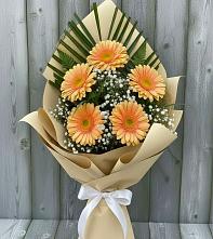 Букет цветов из:  Герберы в Новомихайловском