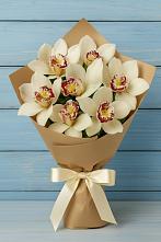 Букет цветов из:  Орхидеи и Розы в Новомихайловском